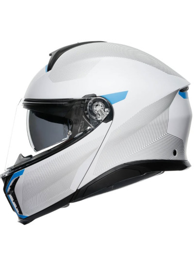 CASCO AGV TOURMODULAR FREQUENCY LIGHT GREY-BLUE-1