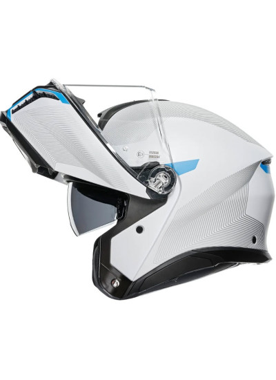 CASCO AGV TOURMODULAR FREQUENCY LIGHT GREY-BLUE-1