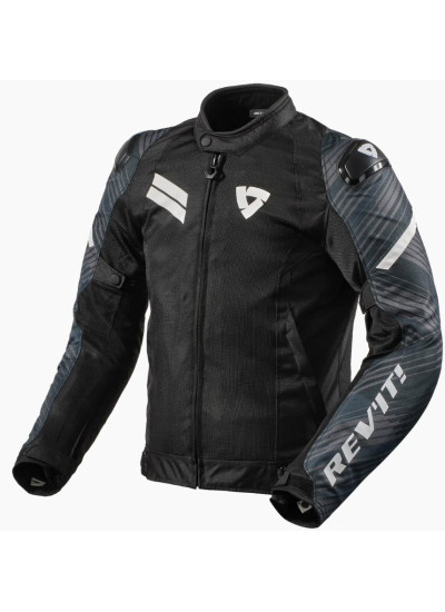 CHAQUETA REVIT APEX H2O-NEGRO-BLANCO-1