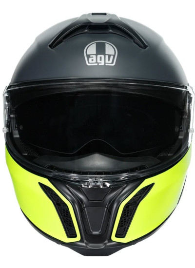 CASCO AGV TOURMODULAR BALANCE MULTI MP BLACK-YELLOW FLUO-GRAY