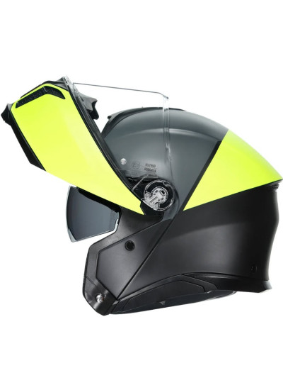 CASCO AGV TOURMODULAR BALANCE MULTI MP BLACK-YELLOW FLUO-GRAY