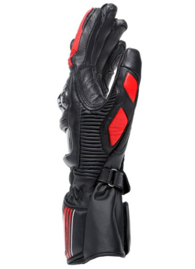 GUANTES DAINESE DRUID 4 LEATHER-NEGRO-ROJO-BLANCO