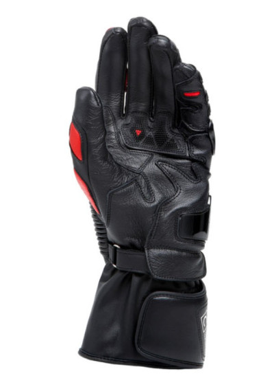 GUANTES DAINESE DRUID 4 LEATHER-NEGRO-ROJO-BLANCO