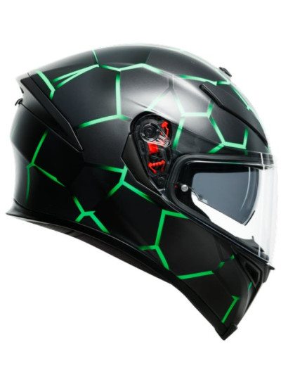 CASCO AGV K5 S MULTI-VULCANUM GREEN