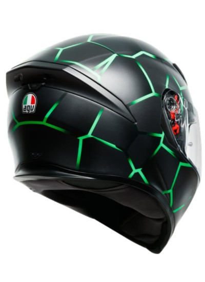 CASCO AGV K5 S MULTI-VULCANUM GREEN