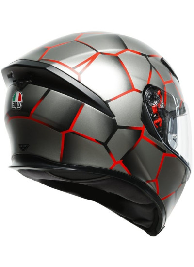 CASCO AGV K-5 S MULTI-VULCANUM ROJO