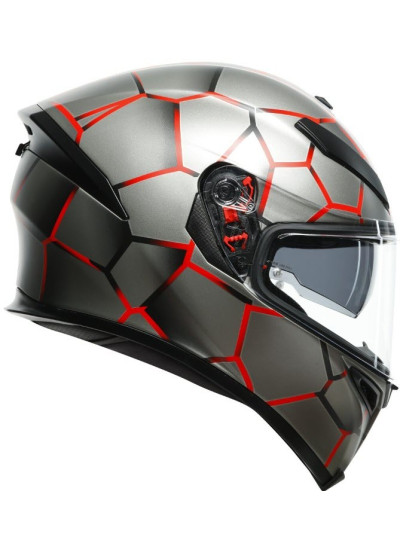 CASCO AGV K-5 S MULTI-VULCANUM ROJO