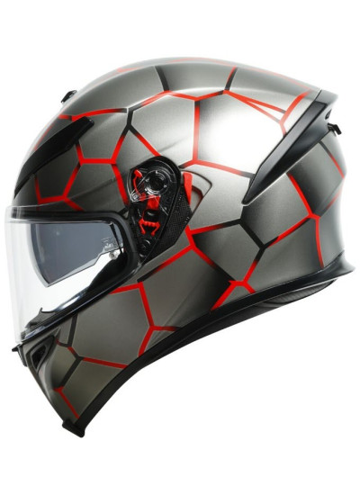 CASCO AGV K-5 S MULTI-VULCANUM ROJO