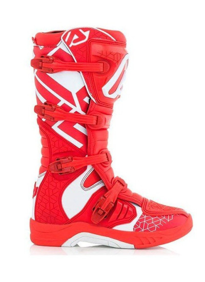 Botas Acerbis X-Team Rojo Blanco