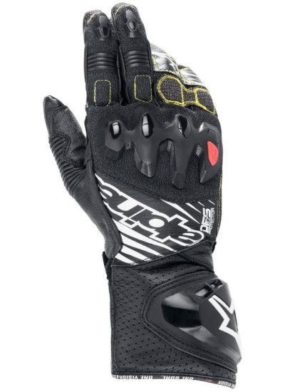 GUANTES ALPINESTARS GP TECH V2 BLACK-WHITE-1