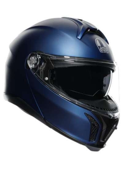 CASCO AGV TOURMODULAR GALASSIA BLUE MATT