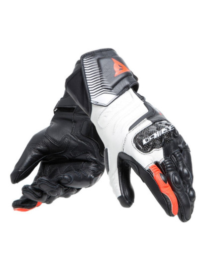 GUANTES DAINESE CARBON 4 LONG LADY Black-white-fluo red