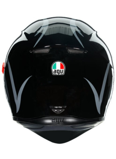 CASCO K-3 AGV SV ANGRY BLACK