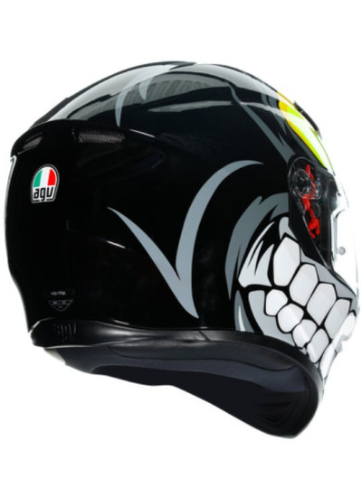 CASCO K-3 AGV SV ANGRY BLACK