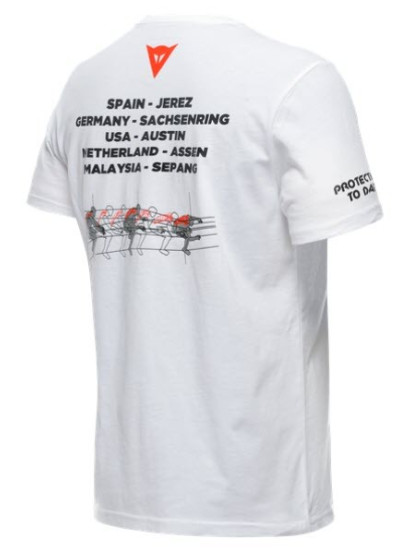 CAMISETA DAINESE RACING T-SHIRT white