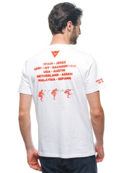 CAMISETA DAINESE RACING T-SHIRT white