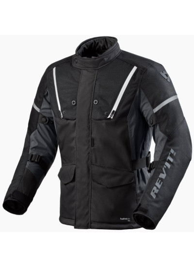 CHAQUETA REV'IT HORIZON 3 H2O Negro-Blanco-1