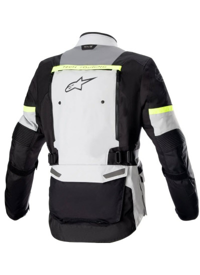 CHAQUETA ALPINESTARS BOGOTÁ PRO DRYSTAR ICE GREY-DARK GREY-YELLOW FLUO