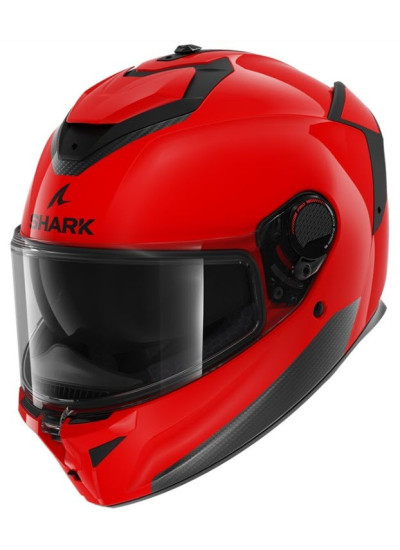 CASCO SHARK SPARTAN GT PRO BLANK-RED-1