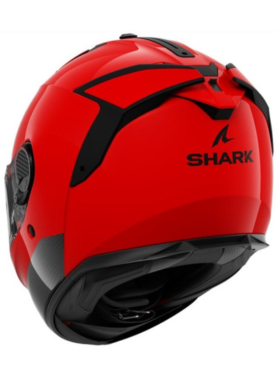 CASCO SHARK SPARTAN GT PRO BLANK-RED-1