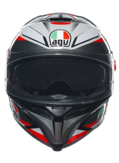 CASCO K5 S AGV E2205 MULTI MPLK-PLASMA BLACK-GREY-RED