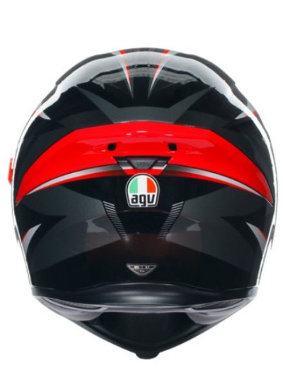 CASCO K5 S AGV E2205 MULTI MPLK-PLASMA BLACK-GREY-RED