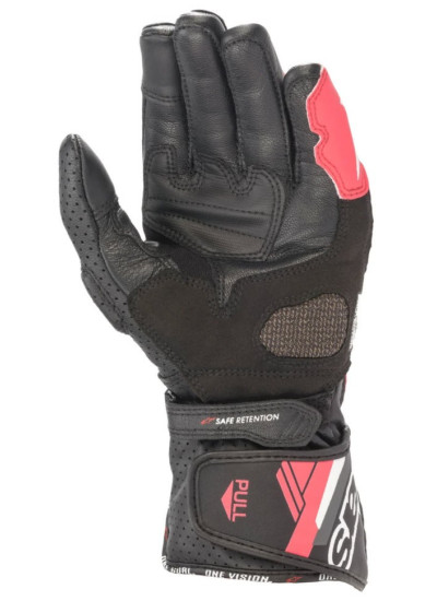 GUANTES ALPINESTARS STELLA SP-8 V3 LADY BLACK- WHITE-DIVA PINK