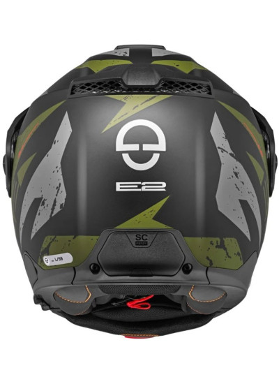 CASCO SCHUBERTH E2 EXPLORER MATT GREEN