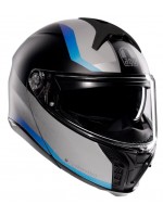 CASCO AGV TOURMODULAR STRAY MATT BLACK-GREY-BLUE