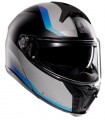 CASCO AGV TOURMODULAR STRAY MATT BLACK-GREY-BLUE