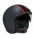 CASCO MOMO BLADE GREY MAT-FLUO RED