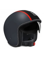 CASCO MOMO BLADE GREY MAT-FLUO RED