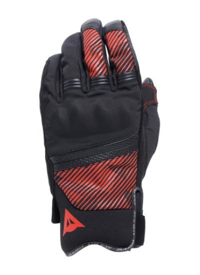 GUANTES DAINESE FULMINE D-DRY-BLACK-BLACK-RED