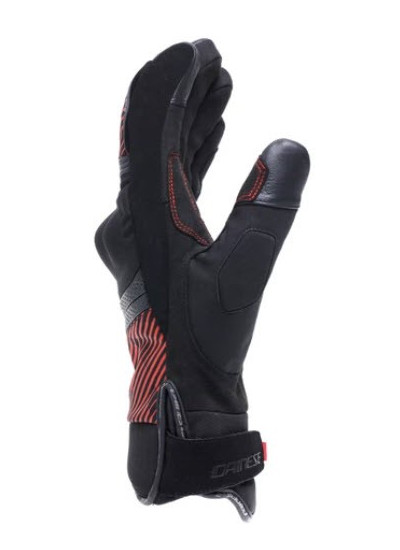 GUANTES DAINESE FULMINE D-DRY-BLACK-BLACK-RED