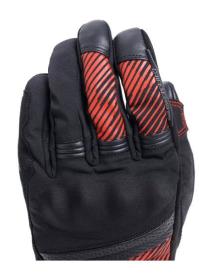 GUANTES DAINESE FULMINE D-DRY-BLACK-BLACK-RED