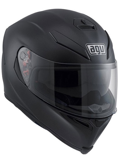 CASCO AGV K-5 SOLID PINLOCK negro mate lateral