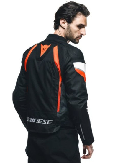 CHAQUETA DAINESE AVRO 5 TEX BLACK-RED-FLUO-WHITE-1