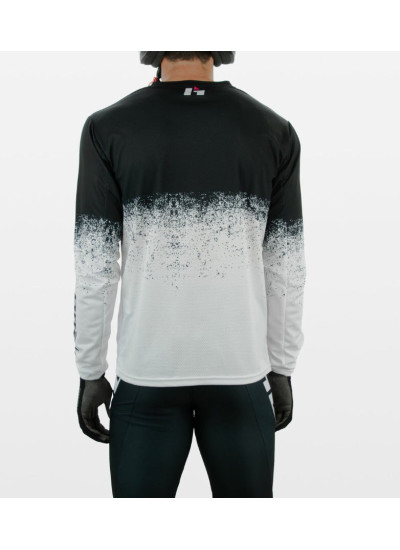 CAMISETA PRO TRIAL V DRIPPED BLANCO