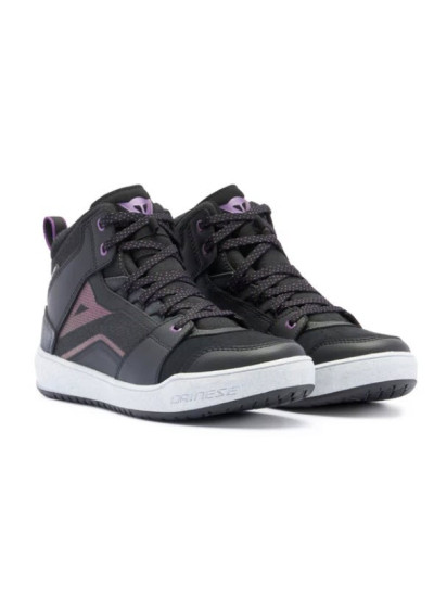 ZAPATILLA DAINESE SUBURB D-WP WOMAN BLACK-WHITE-METAL PURPLE