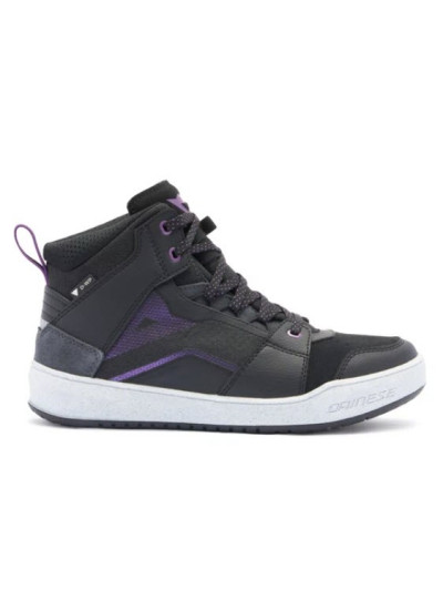 ZAPATILLA DAINESE SUBURB D-WP WOMAN BLACK-WHITE-METAL PURPLE