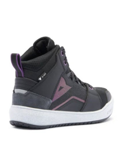 ZAPATILLA DAINESE SUBURB D-WP WOMAN BLACK-WHITE-METAL PURPLE