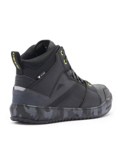 ZAPATILLA DAINESE SUBURB D-WP BLACK-CAMO-ACID YELLOW