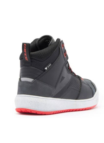 ZAPATILLA DAINESE SUBURB D-WP BLACK-WHITE-RED LAVA