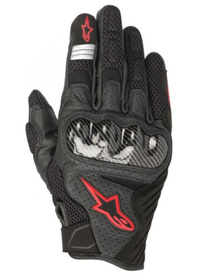 GUANTES ALPINESTARS SMX-1 AIR V2 NEGRO_ROJO_FRONT