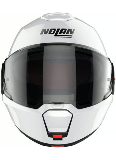 Casco NOLAN N120-1 Classic N-Com Metal White