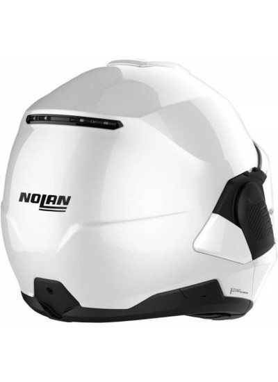 Casco NOLAN N120-1 Classic N-Com Metal White