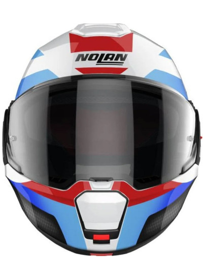 CASCO NOLAN N120-1 SUBWAY N-COM MATT BLACK /WHITE