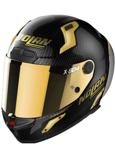 CASCO NOLAN X-804 RS U.C GOLDEN EDITION CARBON GOLD