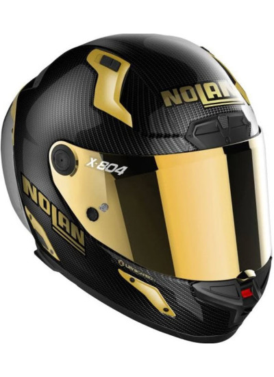 CASCO NOLAN X-804 RS U.C GOLDEN EDITION CARBON GOLD