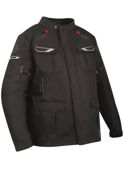 CHAQUETA BERING CARLOS NEGRA TALLAS GRANDES-1